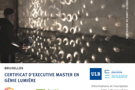 L’ULB lance son Master en Génie Lumière avec le soutien de Sibelga : inscription à la conférence-découverte !